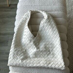 Moda Luxe Woven Hobo Shoulder Bag